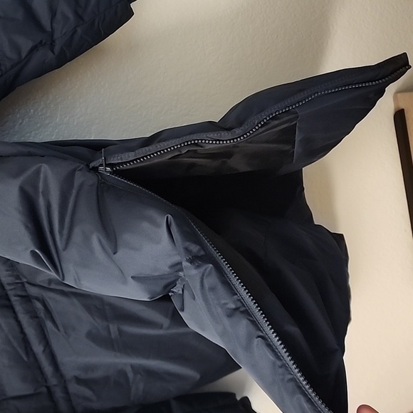 Mondetta Outdoor Project Mid Length Puffer Jacket Navy - Picture 10 of 16